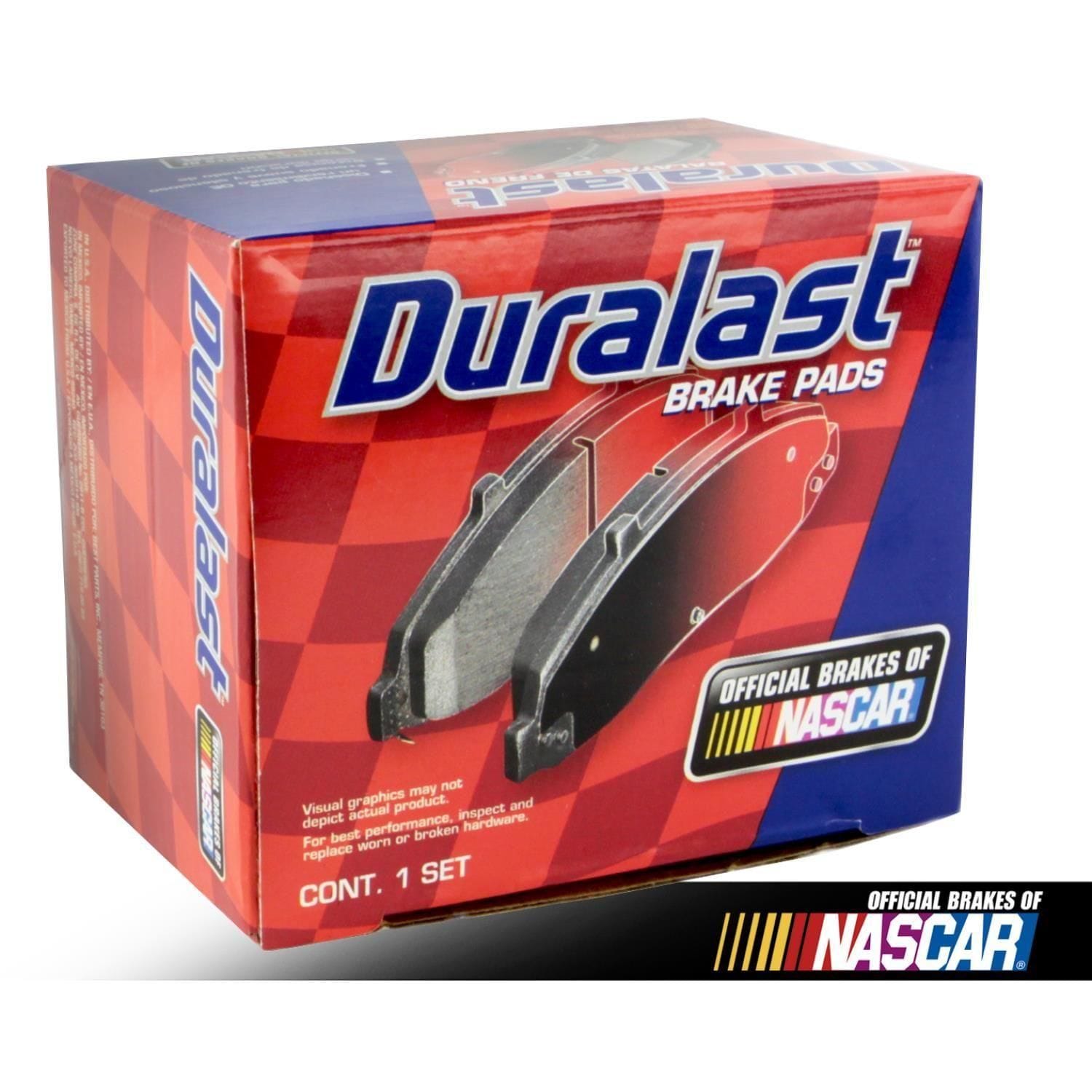 Juego de Balatas de Disco Semi-Metalicas Duralast MKD647 image 1